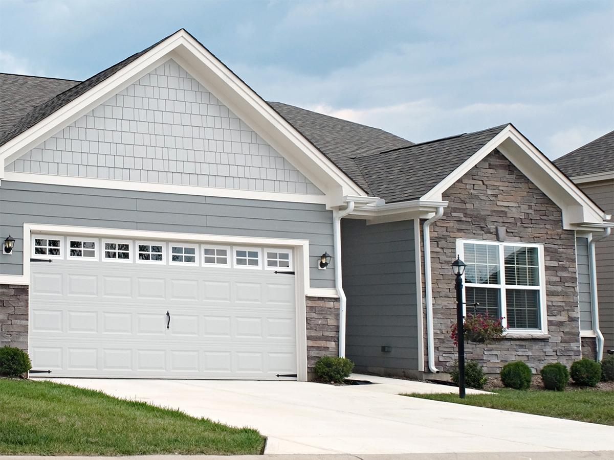 modern suburban house